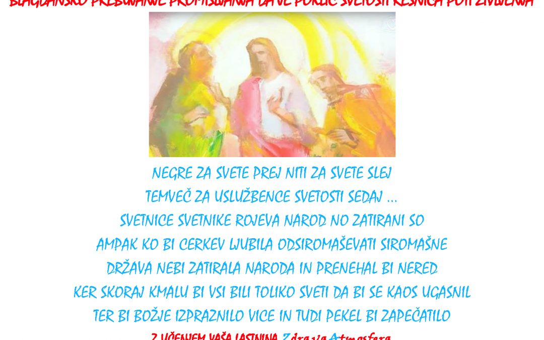 SLAVLJENJE VSEH SVETIH